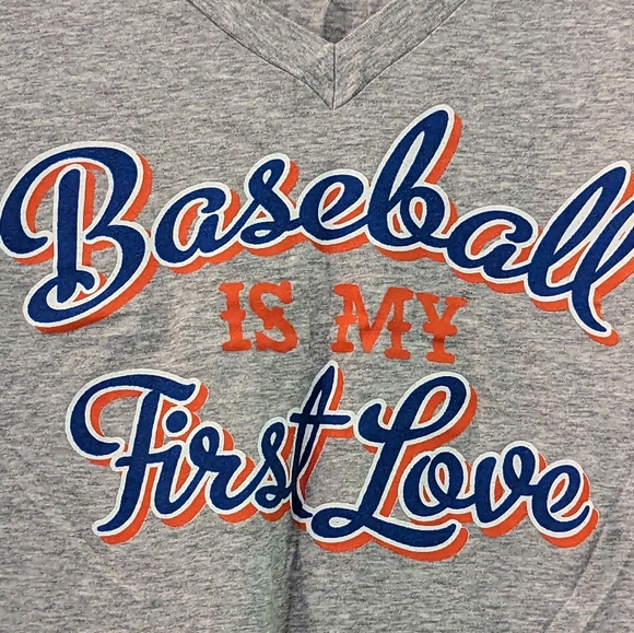 Baseball Is My First Love - The 7 Line Shirt - Picture 2 of 4